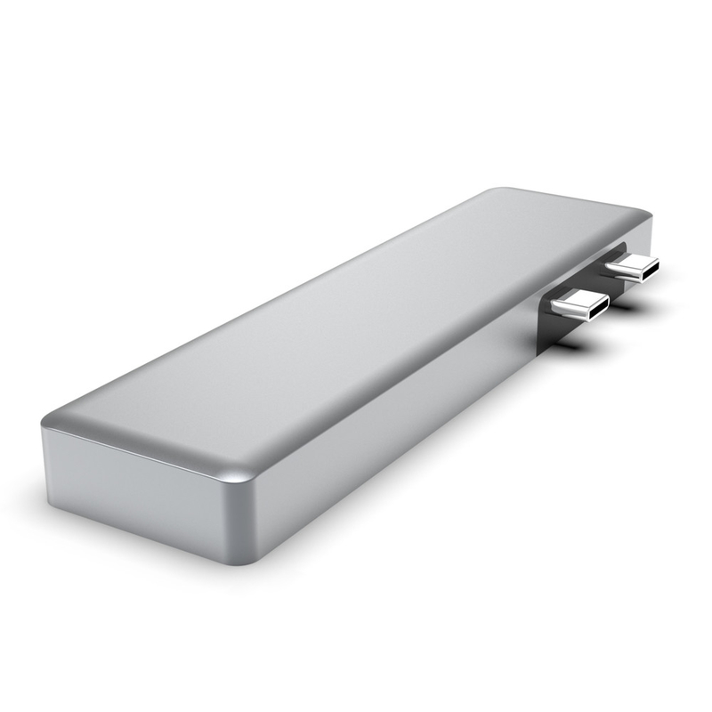 อัตราการจําลองอุปกรณ์ปรับตัว USB c Hub Dock 6-in-1 HDTV Dock อัตราการจําลอง USB Hubs สําหรับ MacBook