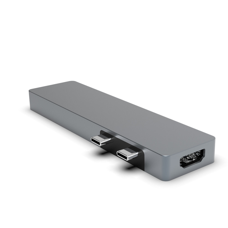 USB-C Hub 7-in-2 รองรับกับ Thunderbolt 3 USB C Port 4K HDMI สําหรับ Macbook MacBook Pro