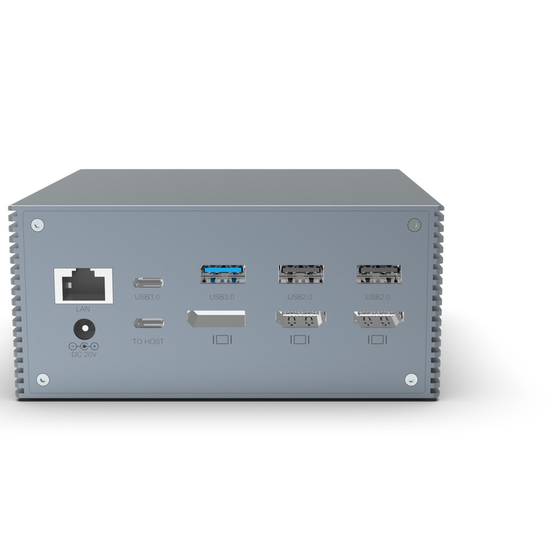 Windows MacOS Macbook Pro Usb C Docking Station พร้อมการบูรณาการ Plug And Play ที่ง่าย