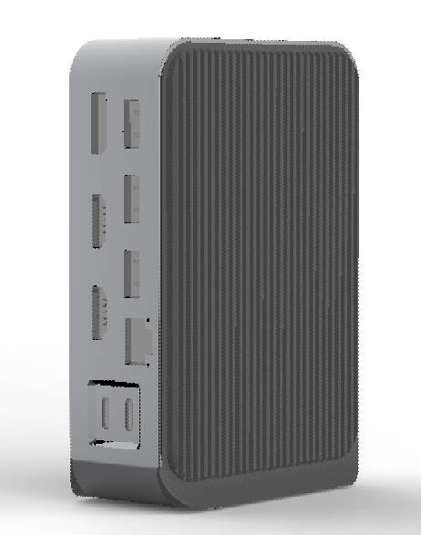 16-in-1 Thunderbolt Displaylink Dock USB Docking Station มอนิเตอร์คู่ สําหรับ MacBook และ Windows