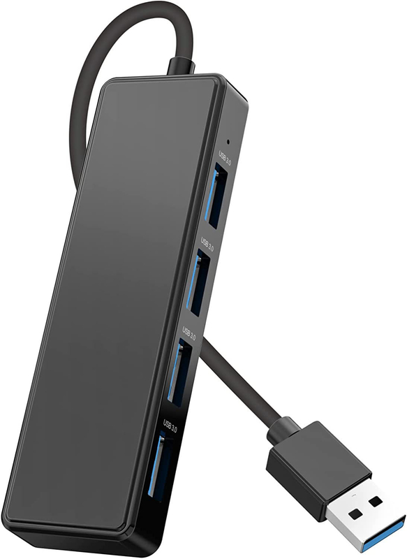4 ท่าทาง USB A Splitter Ultra-Slim USB Expander เครื่องเชื่อม USB 3.0 สําหรับคีย์บอร์ดหนู