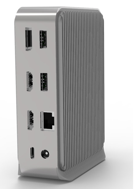 14-Port Usb-C Docking Station 65w Chromebook พร้อมรับรอง มอนิเตอร์ 4K สามเท่า 3.5 มิลลิเมตร แจ็คเสียง สําหรับคอมพิวเตอร์นับถือ