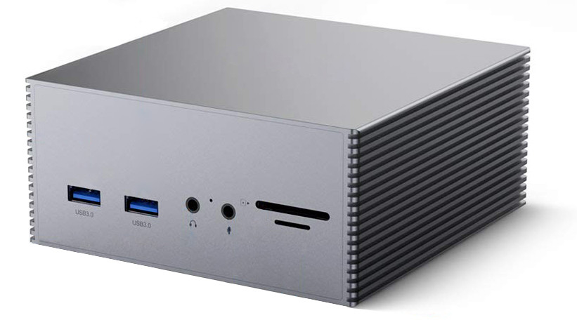 Windows MacOS Macbook Pro Usb C Docking Station พร้อมการบูรณาการ Plug And Play ที่ง่าย