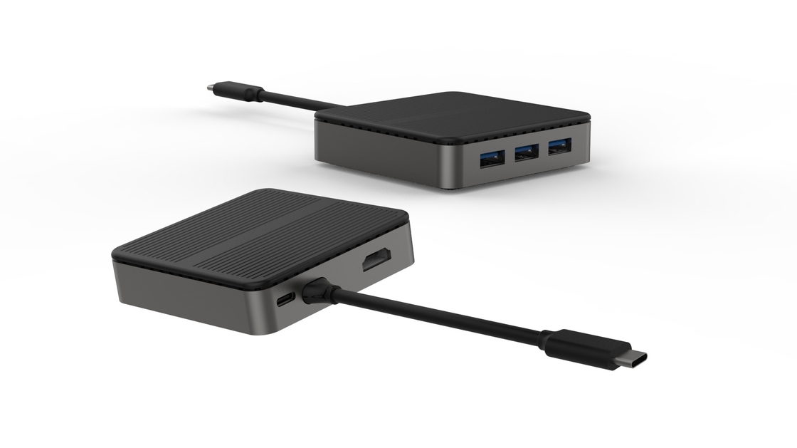 3 ใน 1 Usb C Adapter USB C ไปยัง HDMI Multiport Adapter Type-C Hub กับ 4K HDMI Port PD M การชาร์จ USB 3.0 OTG Daax 100Wta