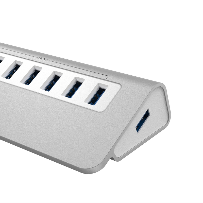 Hdmi Type C To Usb 3.0 Hub 11 Port USB A Hub Port หลายตัว สําหรับคอมพิวเตอร์เกม Windows