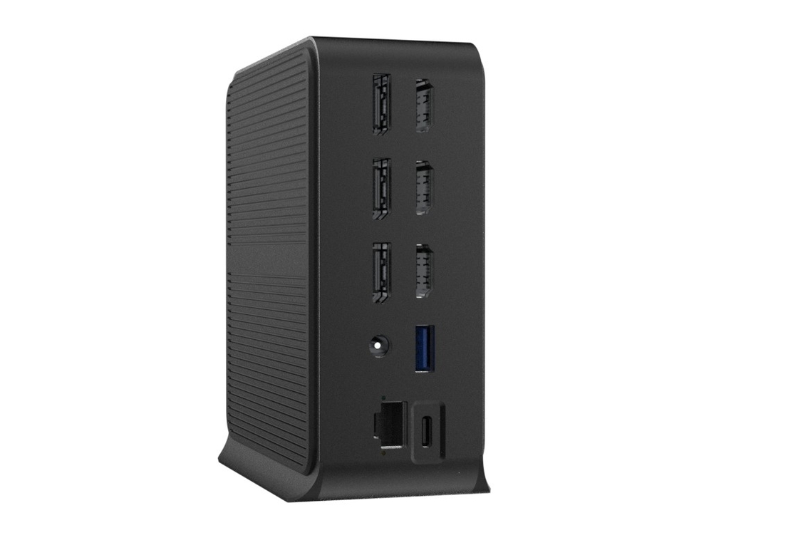 12 ใน 1 USB C Docking Station USB 3.0 Type-C 5Gbps การถ่ายทอดข้อมูลและการชาร์จฟังก์ชัน