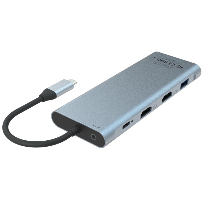 11 ใน 1 USB Type C Multifunctional Hub Adapter สําหรับคอมพิวเตอร์และโทรศัพท์มือถือ