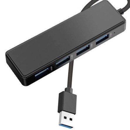 4 6 7 Port USB 3.0 Hub สําหรับคอมพิวเตอร์เล็ปโต๊ป USB A Splitter พร้อมสายไฟ USB C