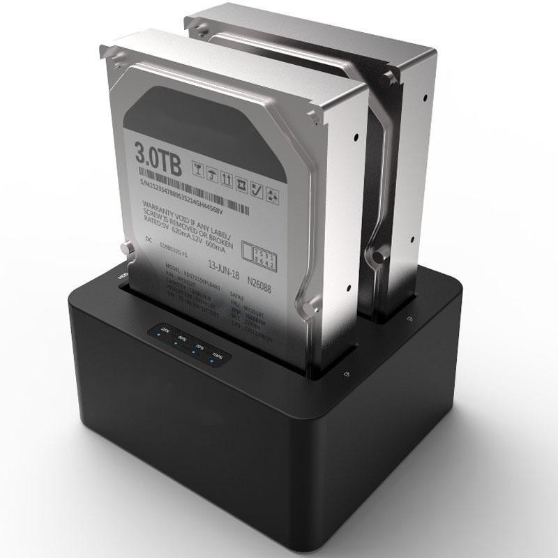 USB 3.0 Hdd ดับเบย์ฮาร์ดไดรฟ์ Docking Station 2.5 3.5 SATA HDD SSD