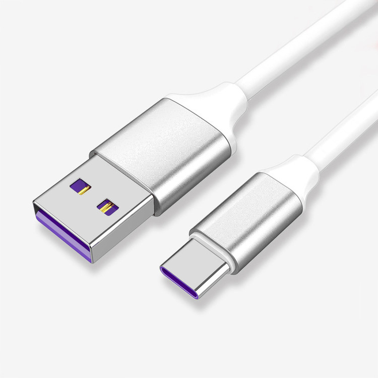 3m 2m สีขาว USB A ถึง USB C สายชาร์จเร็ว