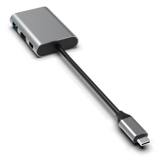 4 ใน 1 USB A Port Hub Adapter 4 Port Docking Station Hub สําหรับคอมพิวเตอร์แล็ปท็อป