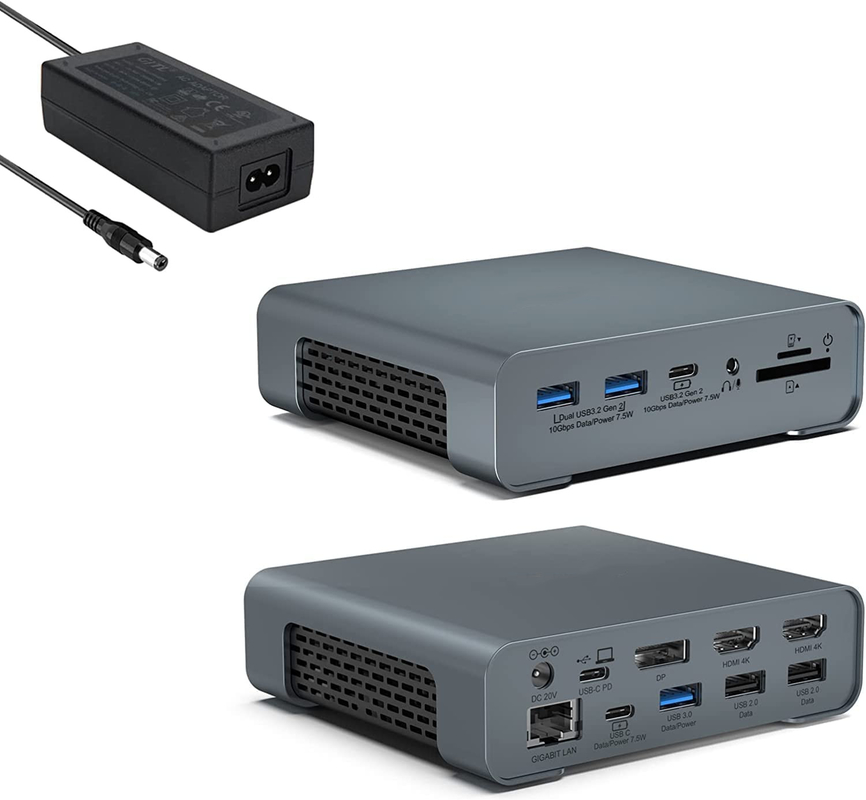 การ dock USB Hub Adapter USB Type-C 4K 60hz มอนิเตอร์ HDMI Ethernet RJ45 สถานี dock
