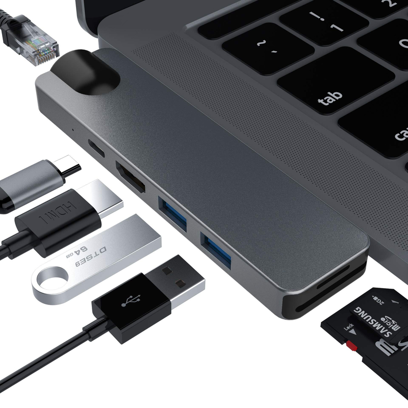 Vga Hub Hdmi Usb C Docking Station Usb C Multi Hub Splitter Concentrator พกพาคอมพิวเตอร์ โดคสเตชั่น