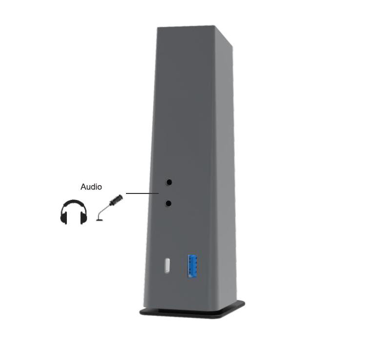 USB C 4k Hdmi Docking Station With Power Delivery USB Type-C 4K Ethernet RJ45 สถานี docking