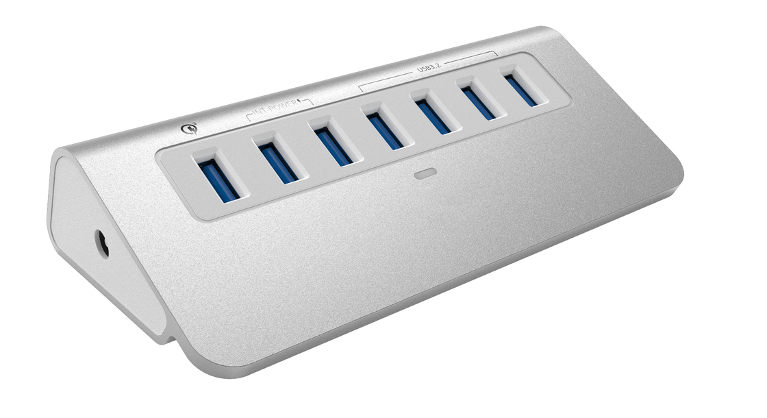 Usbc Usb A Multiport Adapter AUSB Hub 7-1 5Gbps 8 ใน 1 Type-C Hub USB2.0-3.0 โน๊ตพ็อต แมค บุ๊ค