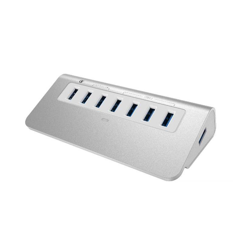 Usbc Usb A Multiport Adapter AUSB Hub 7-1 5Gbps 8 ใน 1 Type-C Hub USB2.0-3.0 โน๊ตพ็อต แมค บุ๊ค