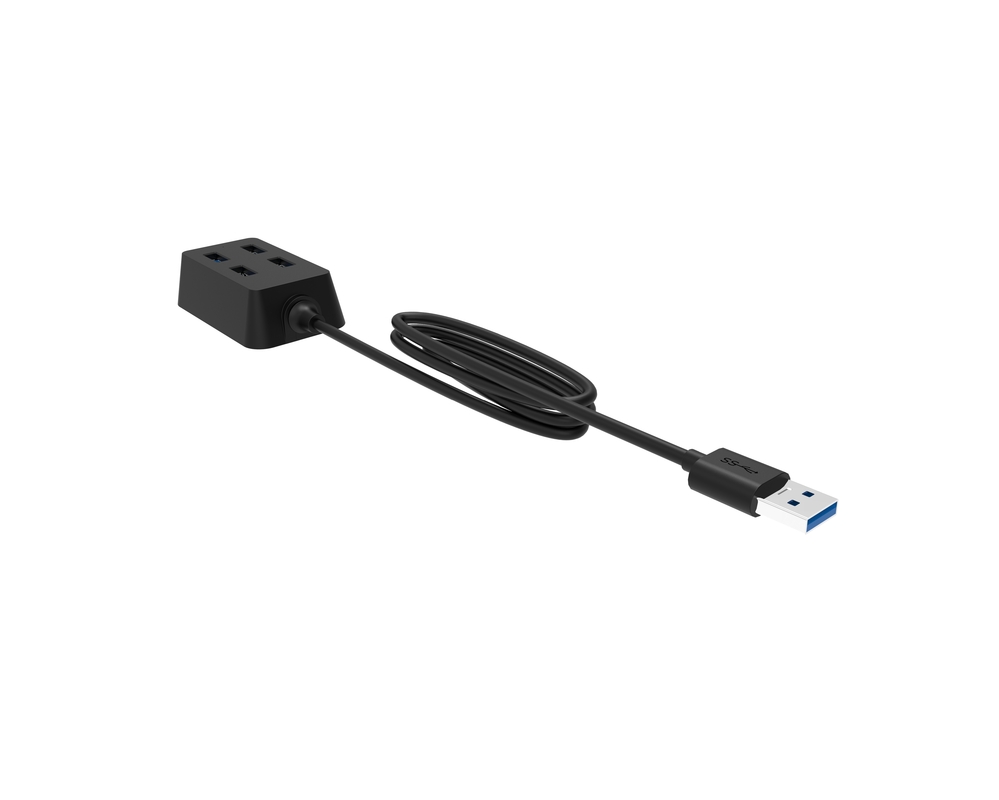 เครื่องปรับ USB A หลายตัวสําหรับ iPhone ไปยัง HDMI 4 Port การส่งข้อมูล USB30