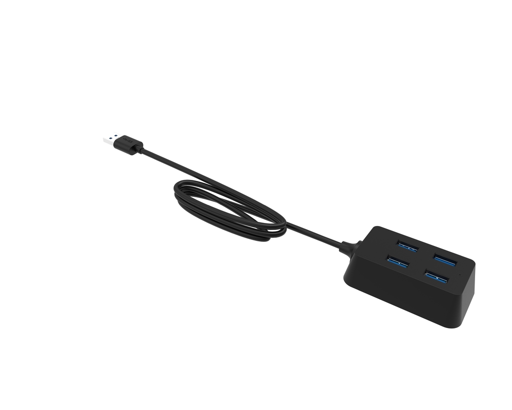 เครื่องปรับ USB A หลายตัวสําหรับ iPhone ไปยัง HDMI 4 Port การส่งข้อมูล USB30