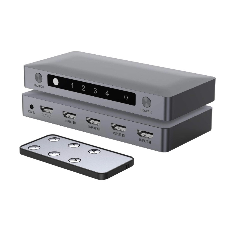 4K Ultra Hd Hdmi Switch 4Kx2K 4 Port 4Port Video Splitter 1x4 4K30Hz HDMI V1.4 Splitter 1 ใน 4 ออก 4K 3D 1080P