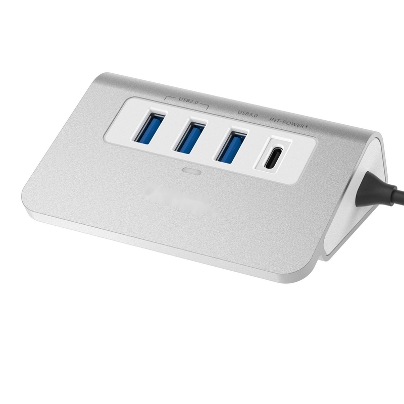 Usb C 4 ใน 1 Multiport Adapter ด้วย USB 3.0 Port 4K HDMI สําหรับคอมพิวเตอร์เล็ปโตป