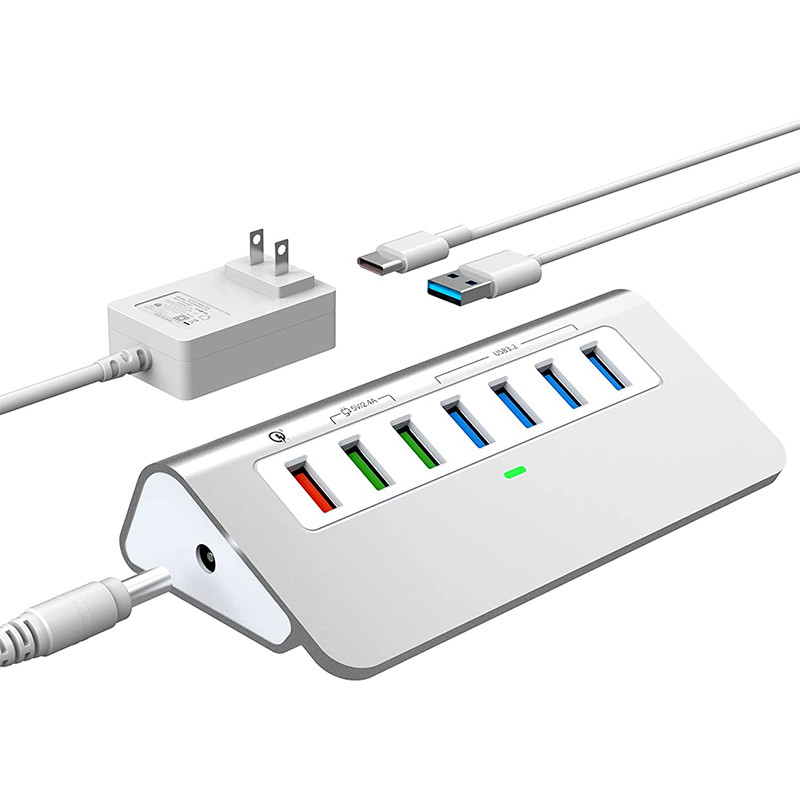 ความเร็วในการโอนข้อมูลถึง 10/5Gbps USB-C Connector Hub พร้อมการรับรอง CE