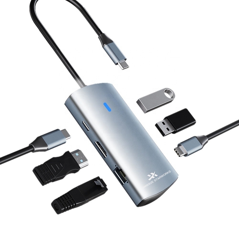 สัมผัสการเชื่อมต่อแบบไร้ขอบเขตกับฮับ USB C และความสอดคล้องกับ USB Type-C