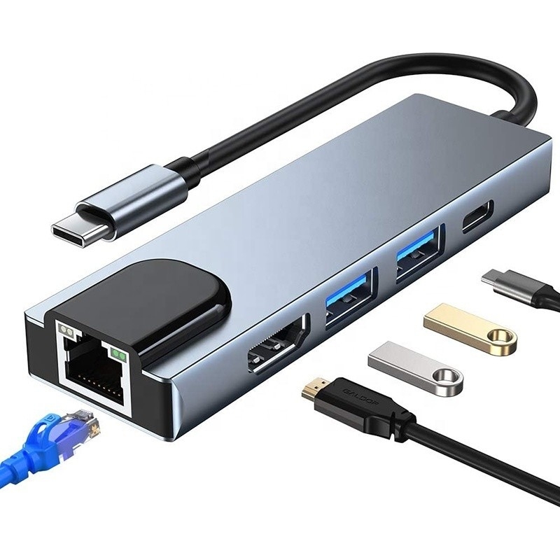 USB C Adapter 13 in 1 4K HDMI Hub Type C to HDMI 4K USB 3.0 2.0 PD เครื่องแปลงการชาร์จ