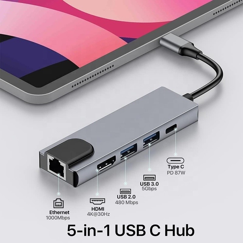 USB C Adapter 13 in 1 4K HDMI Hub Type C to HDMI 4K USB 3.0 2.0 PD เครื่องแปลงการชาร์จ