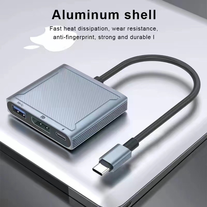 USB C Hub กับ HDMI และ Displayport, 13 ใน 1 USB C ไปยัง Displayport Hub กับ 100W PD