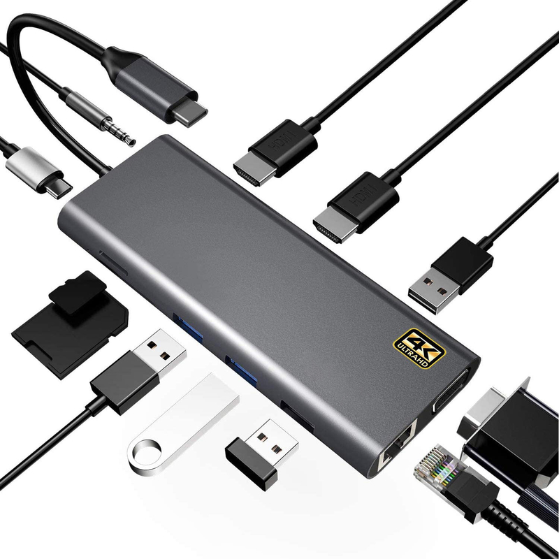 ความเร็วในการโอนข้อมูลสูงถึง 5/10Gbps การเชื่อมต่อคอมพิวเตอร์แล็ปท็อป Thunderbolt ด้วยการส่งพลังงาน 85/100W สําหรับผลงานที่แข็งแรง