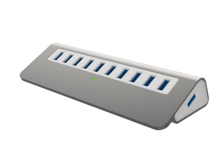 อินเตอร์เฟซประเภท C 4 ใน 1 14 ท่าเรือฮับ OTG ประเภท C ไปยัง USB 3.0 2.0