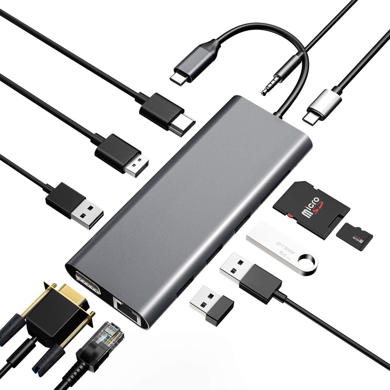 ความยาวที่กําหนดเอง สีเทา USB-C เป็น HDMI 2.1 อัดแปลง 8K 60Hz สําหรับความเร็ว USB Type C 3.1 โน๊ตพ็อต