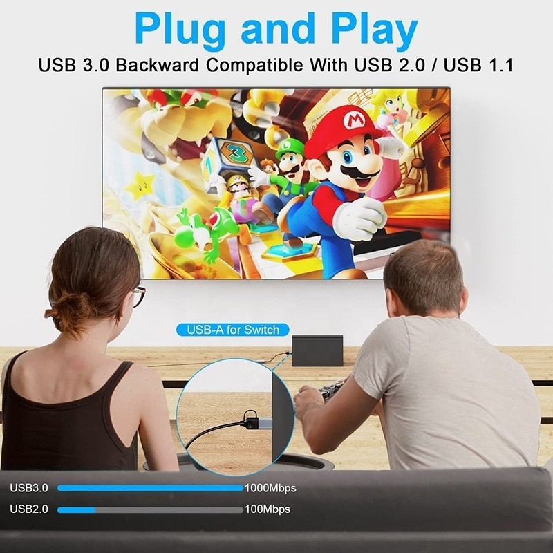 USB C Type-C To RJ45 Ethernet Gigabit Lan Adapter สําหรับคอมพิวเตอร์นับถือที่ต้องการมาก
