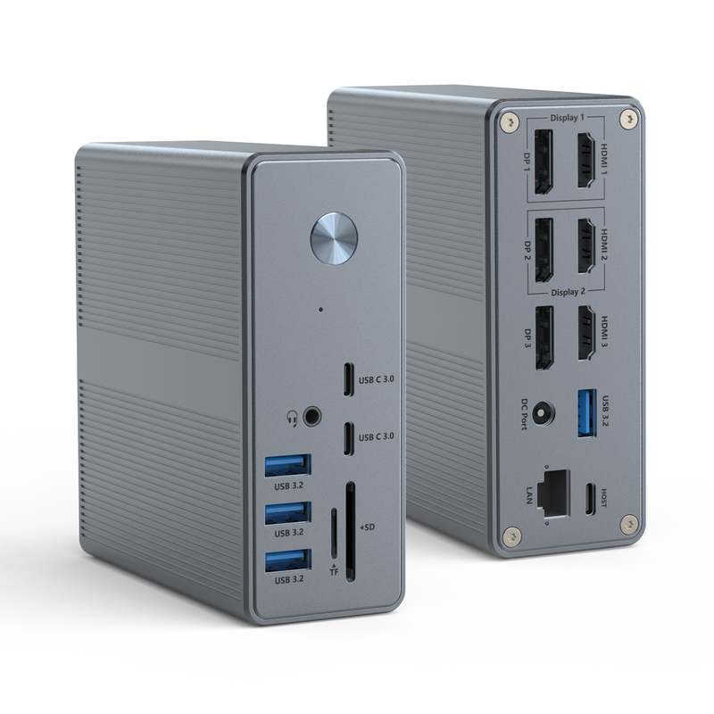 DC36-X1 Thunderbolt Docking พร้อมการสนับสนุนจอ 60Hz/30Hz และความเร็วการถ่ายทอดข้อมูลสูงถึง 10Gbps