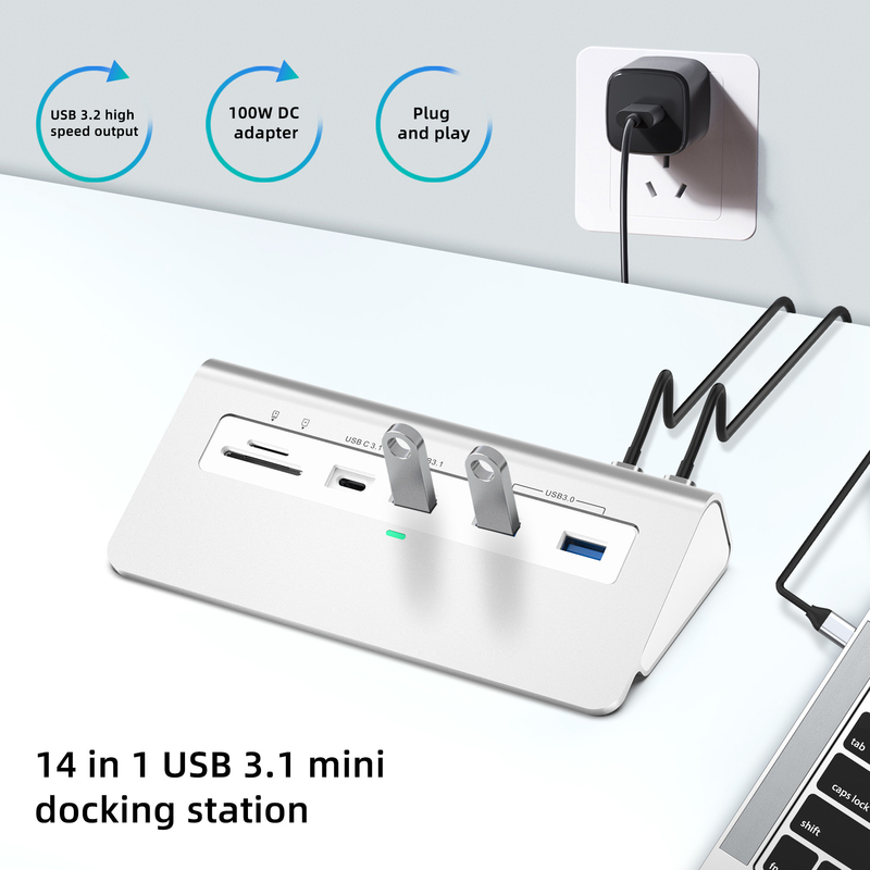 เครื่องแปลงอุปกรณ์ปรับ USB-C ที่เข้ากันได้กับ Mac OS มีผลิต HDMI ถึง 4K 30Hz