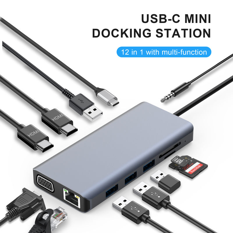 สถานีเชื่อมต่อ USB-C การผสมผสานที่ลงตัวระหว่างอินเทอร์เฟซ USB 3.1 และการเชื่อมต่อพอร์ต Type C