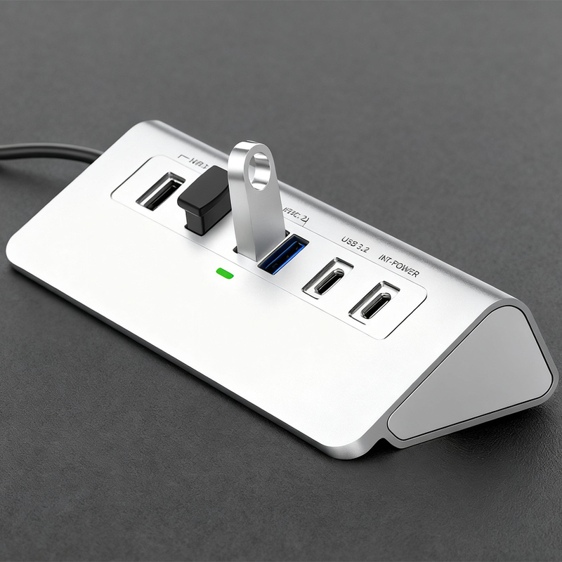 ฮับ USB C ความละเอียดสูงพร้อมเอาต์พุต HDMI 4K พร้อมเอาต์พุต HDMI 4K สำหรับการแสดงผลความละเอียดสูงและการสตรีมวิดีโอ