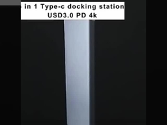 อัดแปลง multiport 8 ใน 1 USB Type C Hub สําหรับการทํางานหลายงานและการโอนข้อมูล